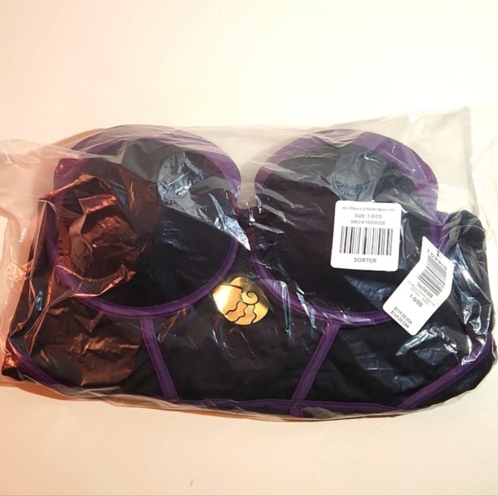 ❤️NWT TORRID SWIMSUIT DISNEY LITTLE MERMAID ONEPIECE URSULA - PLUS SIZE - Picture 11 of 13